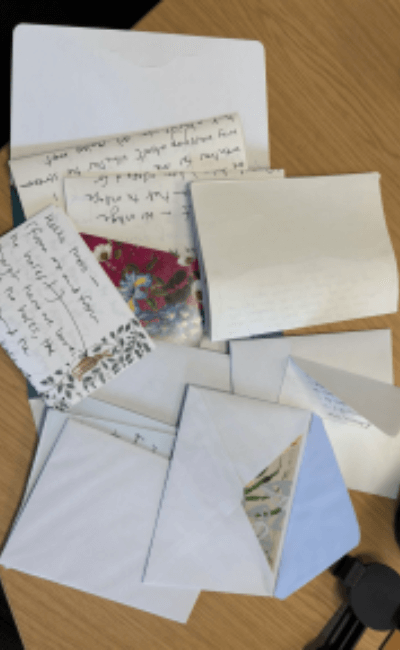 hand written letters